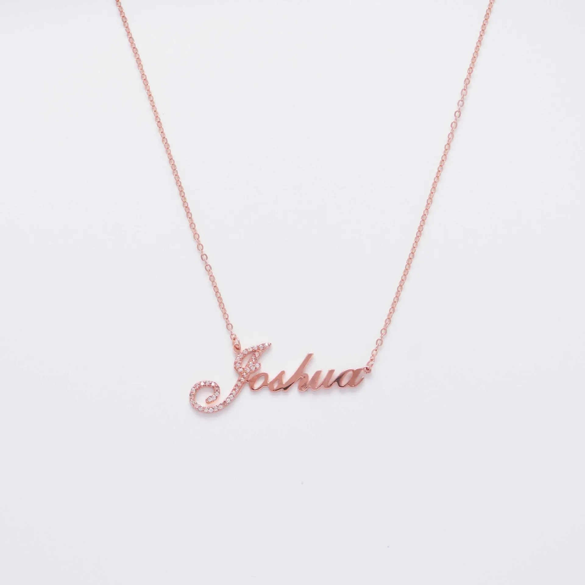 925 silver personalised pendant necklace
