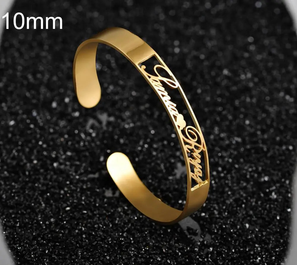 Personalised Stainless Steel Name Bracelet