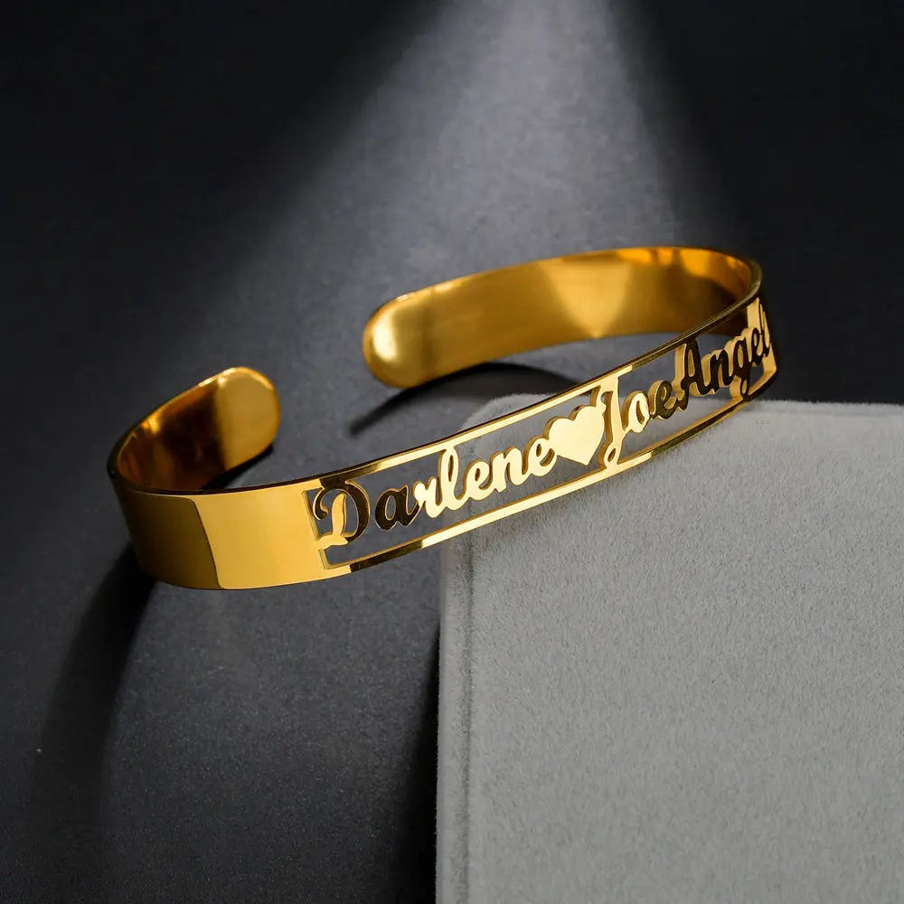 Personalised Stainless Steel Name Bracelet
