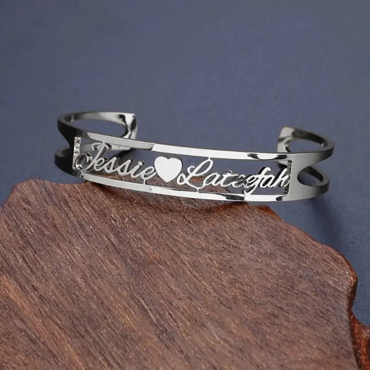 Personalised Stainless Steel Name Bracelet