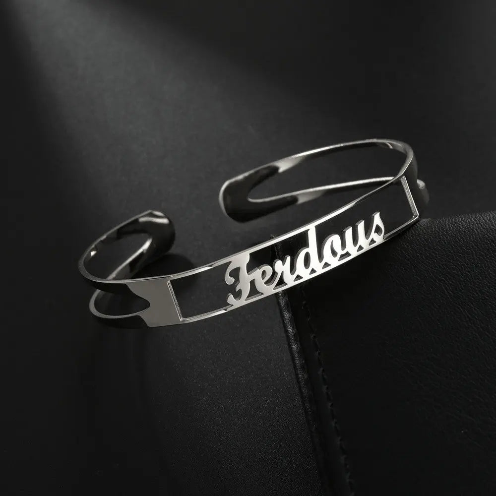 Personalised Stainless Steel Name Bracelet