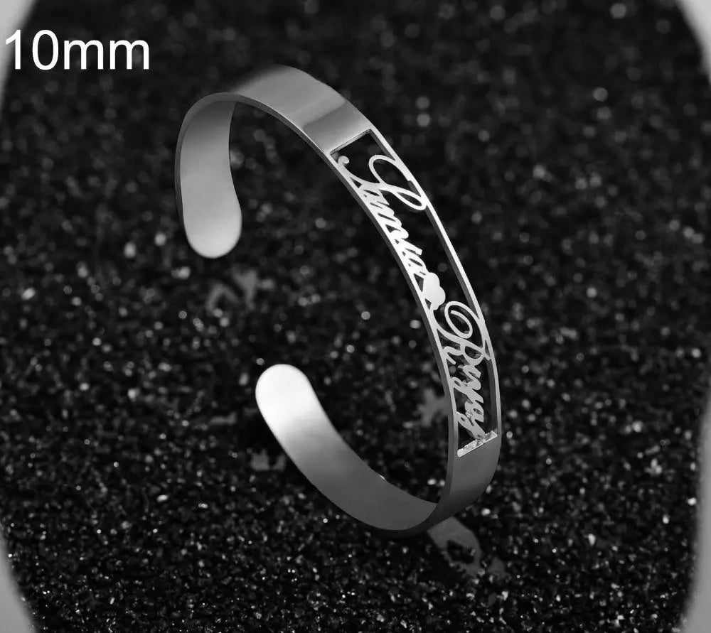 Personalised Stainless Steel Name Bracelet