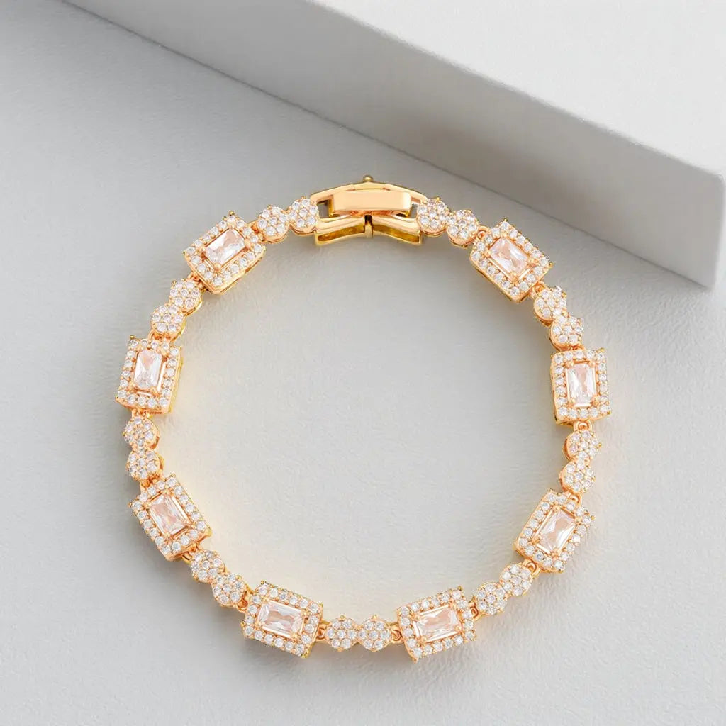 SUNNA Bracelet Plaquée Or Rose 18K-0