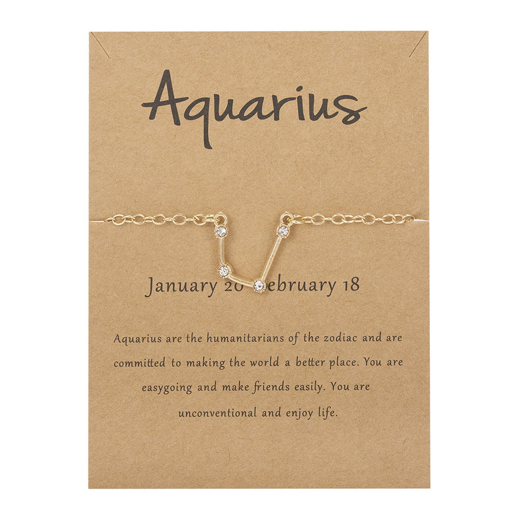Zodiac Constellation Chain Bracelet