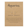 Zodiac Constellation Chain Bracelet