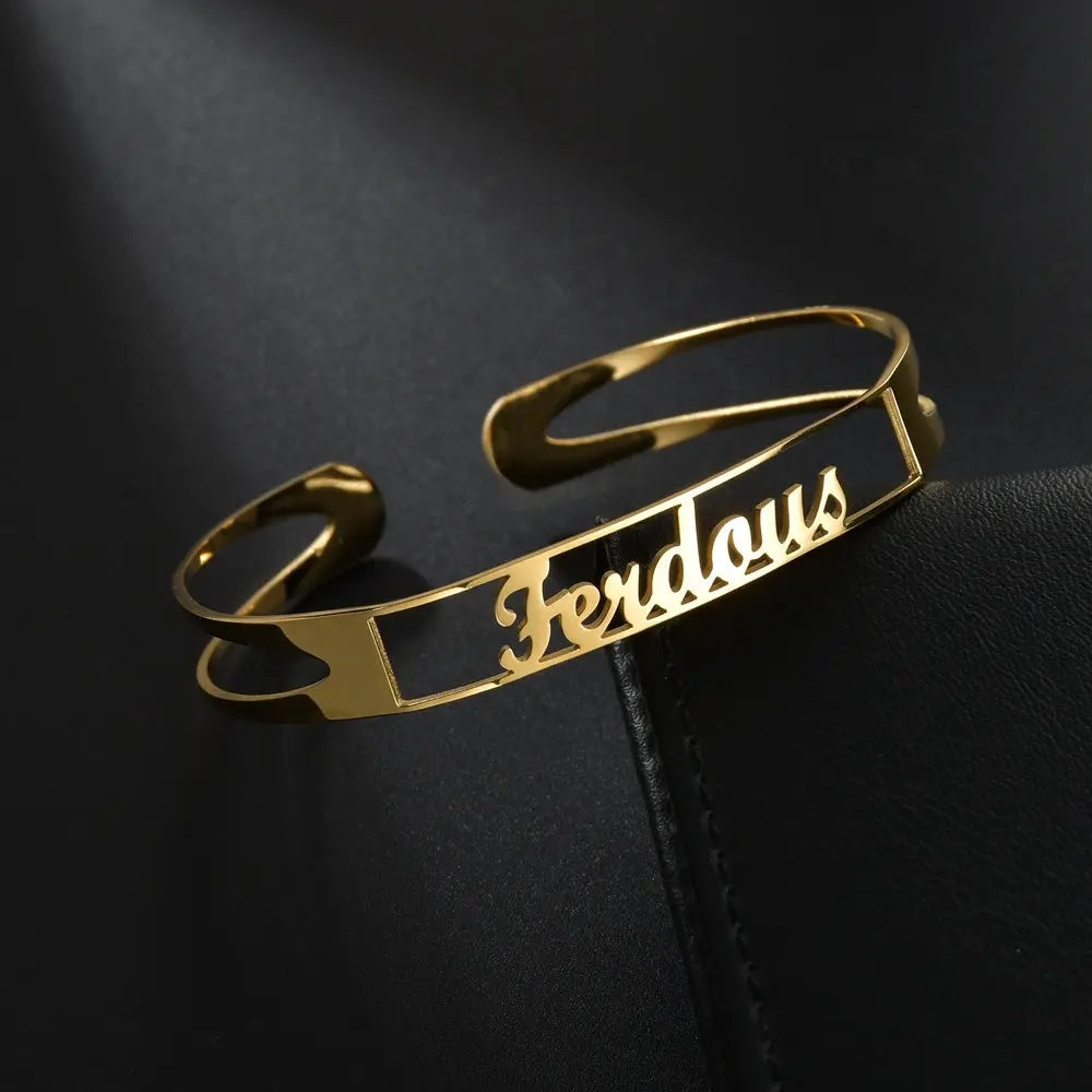 Personalised Stainless Steel Name Bracelet