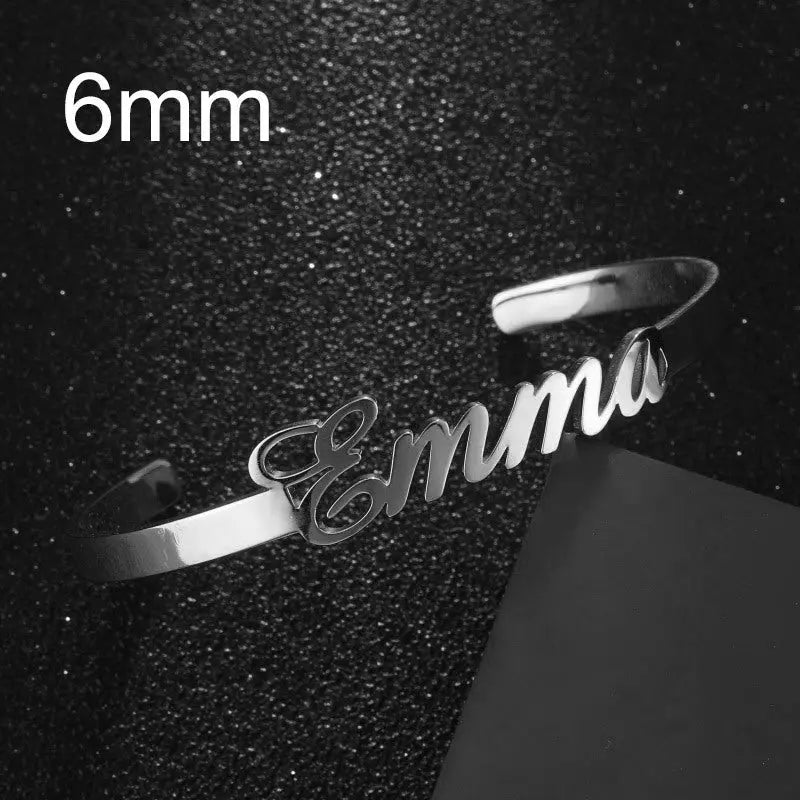 Personalised Stainless Steel Name Bracelet