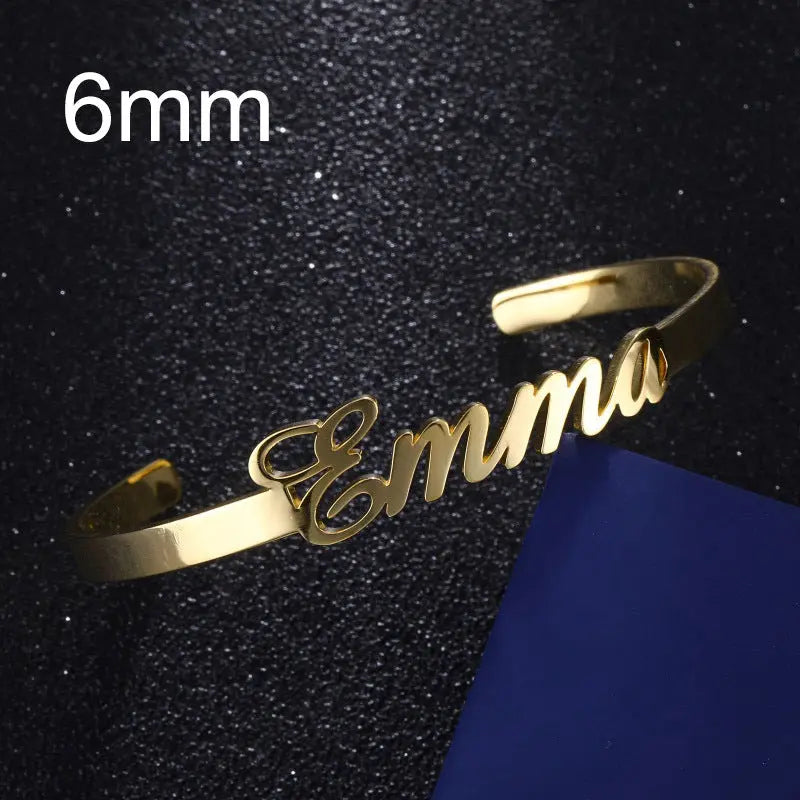 Personalised Stainless Steel Name Bracelet
