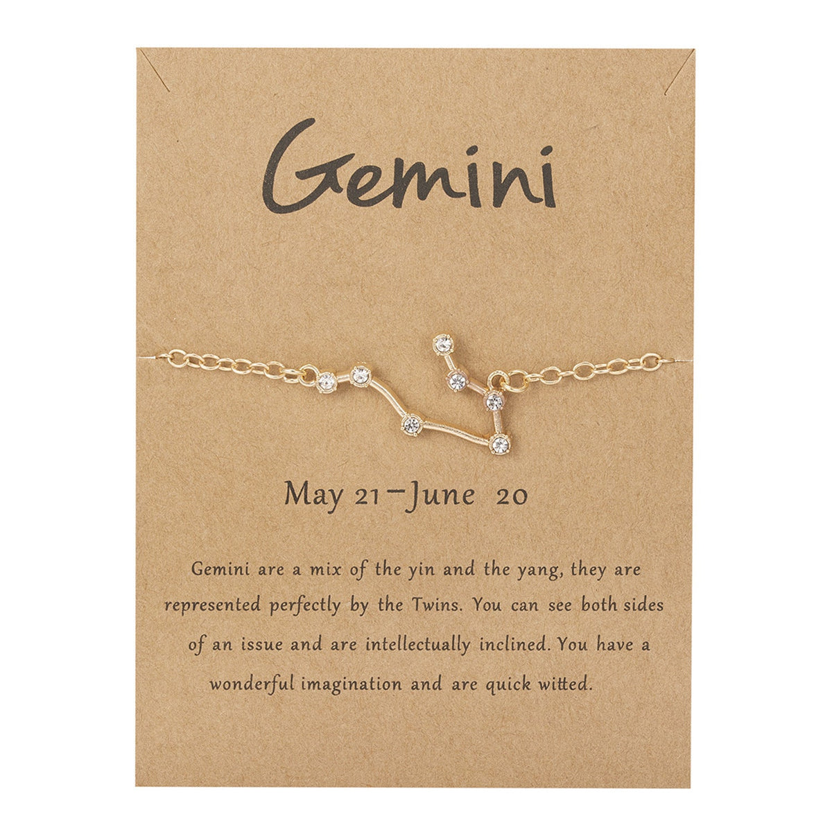 Zodiac Constellation Chain Bracelet