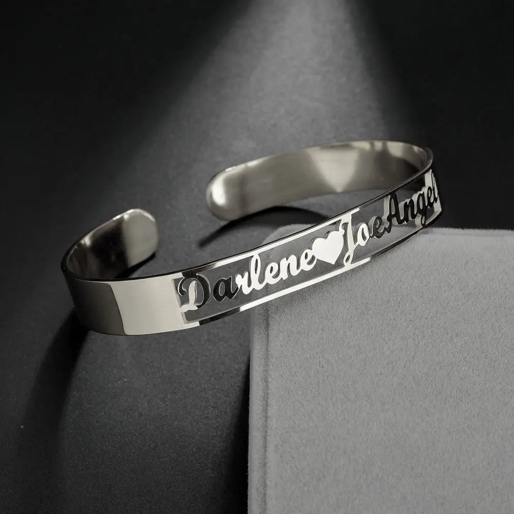 Personalised Stainless Steel Name Bracelet