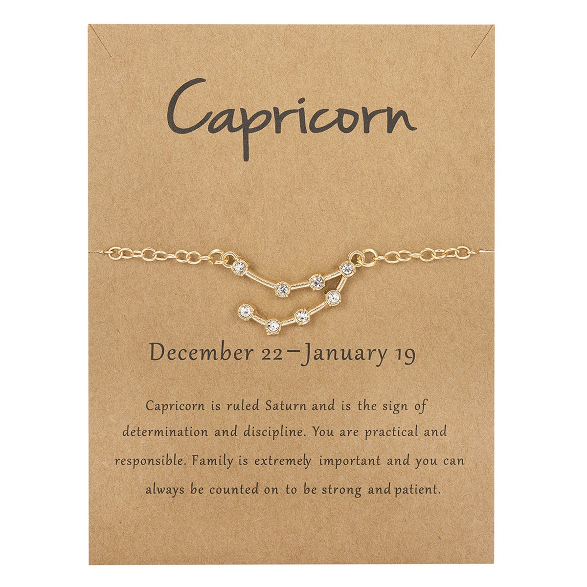 Zodiac Constellation Chain Bracelet