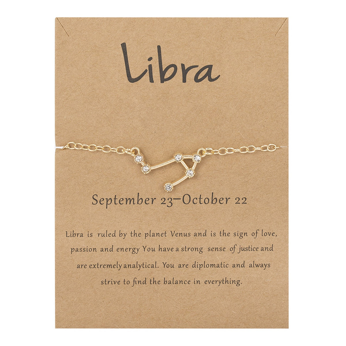 Zodiac Constellation Chain Bracelet