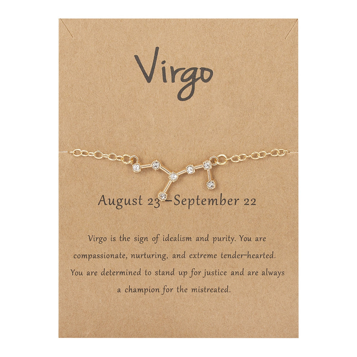 Zodiac Constellation Chain Bracelet