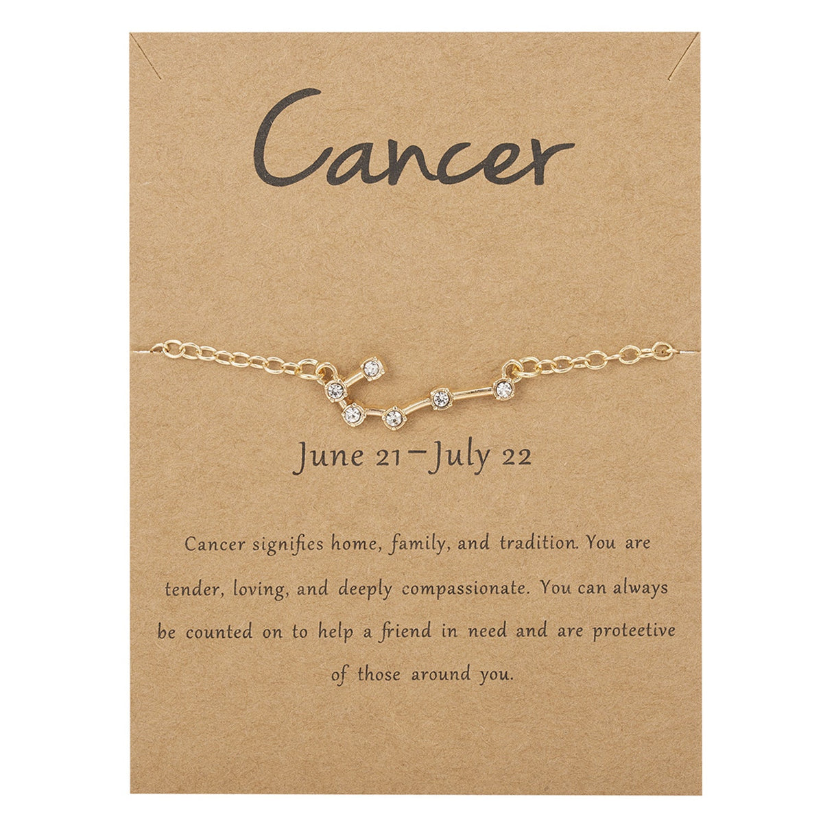 Zodiac Constellation Chain Bracelet