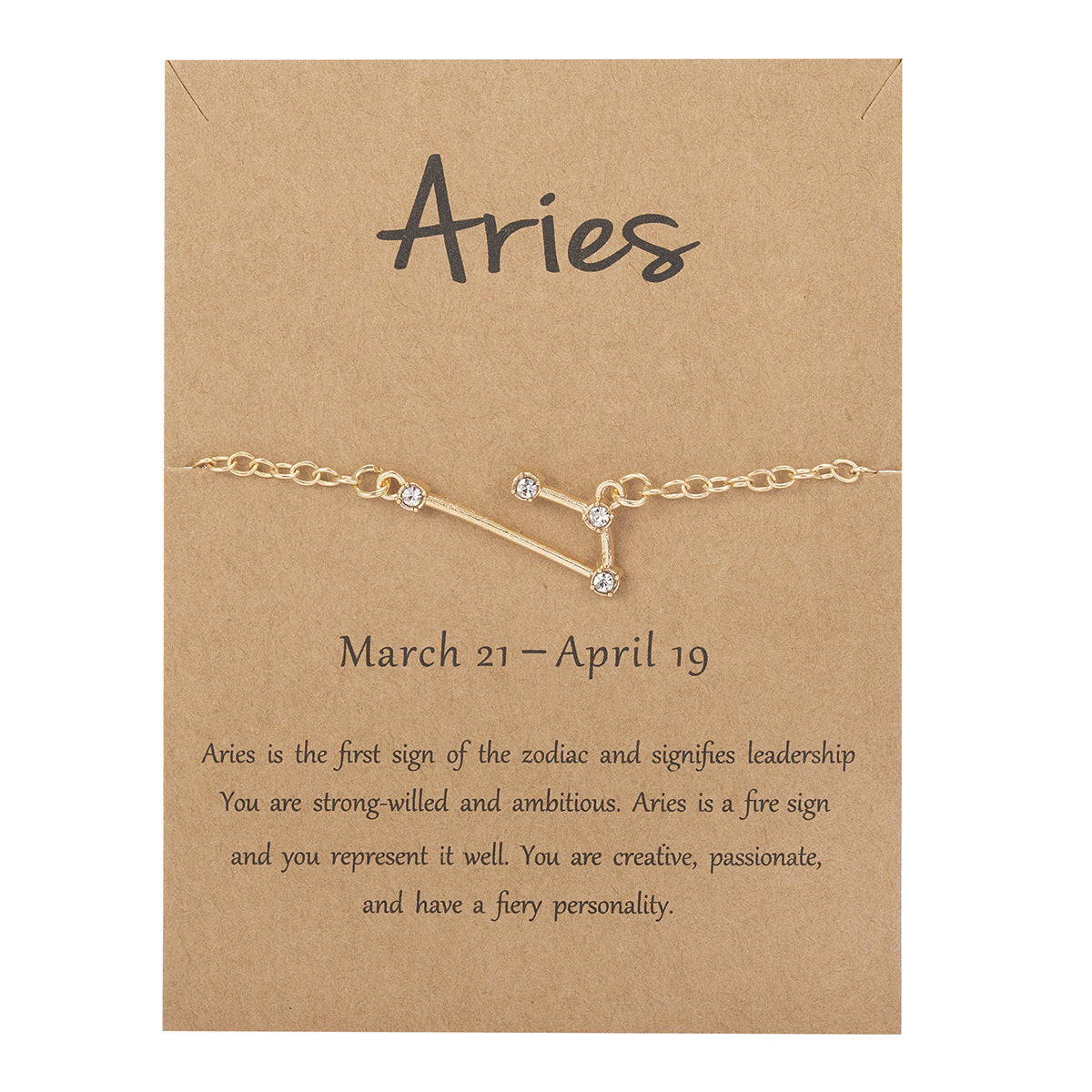 Zodiac Constellation Chain Bracelet