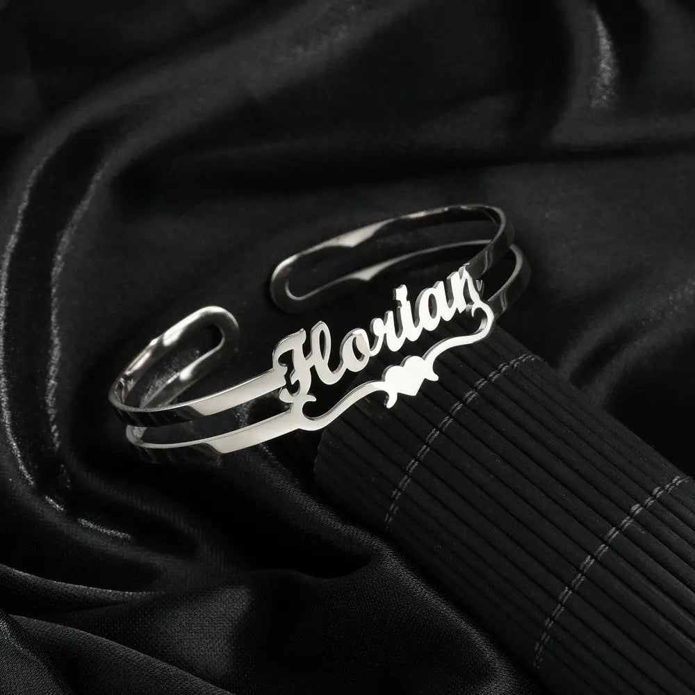 Personalised Stainless Steel Name Bracelet