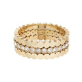 Triple Stacking Gold Ring Set-0