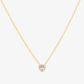 Heart cubic necklace