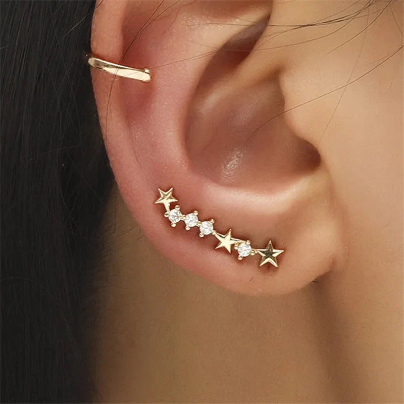 Crystal Rhinestone Non-Piercing Ear Cuff