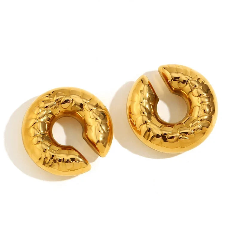 Smooth C-Shaped Non-Piercing Ear Cuffs