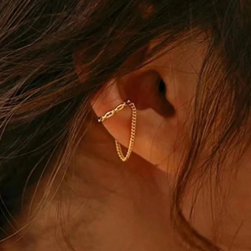 Geometric Non-Piercing Ear Cuff