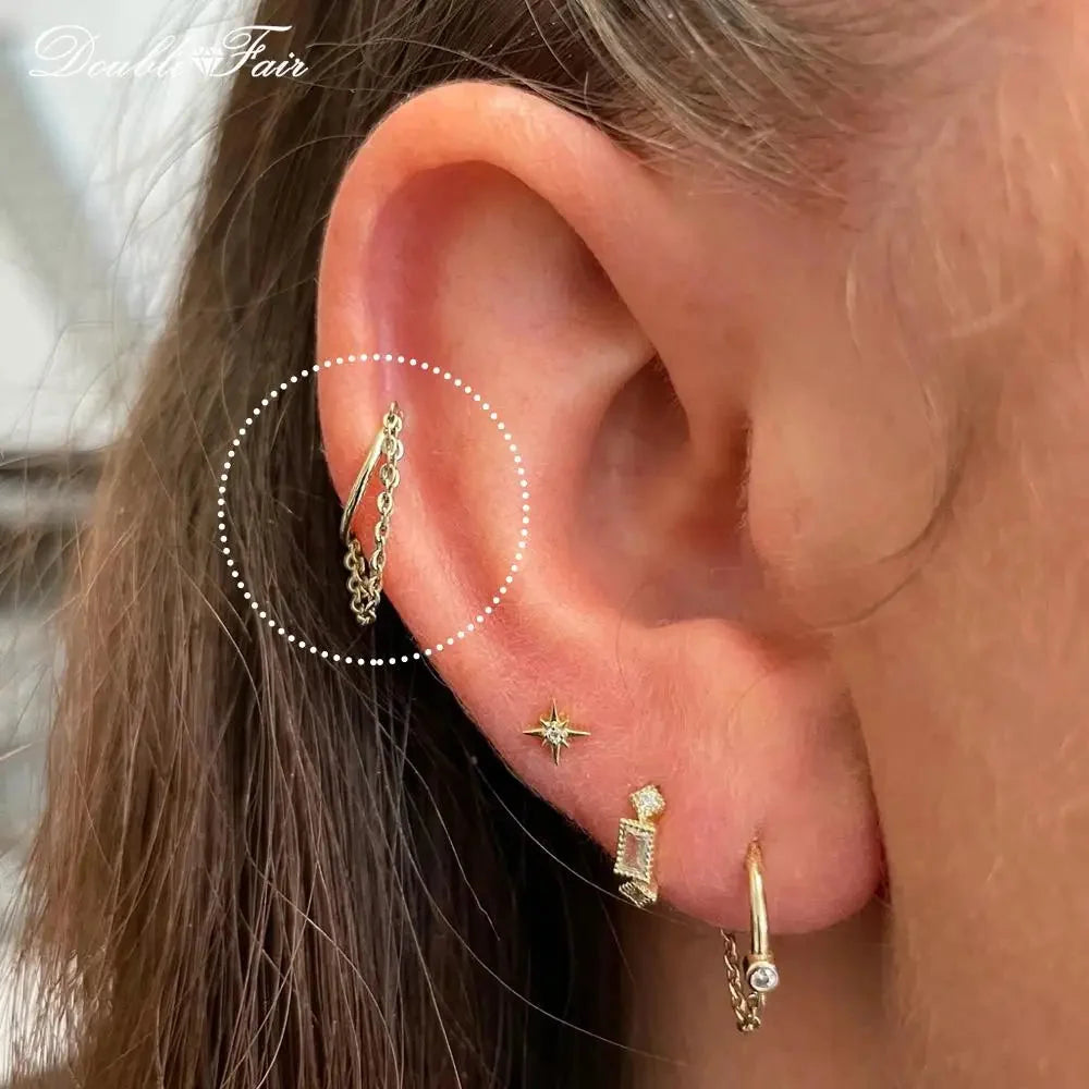 Y2K Chain Cartilage Earring