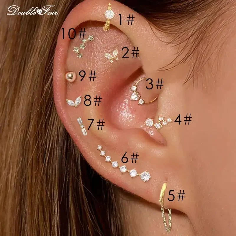 Y2K Chain Cartilage Earring