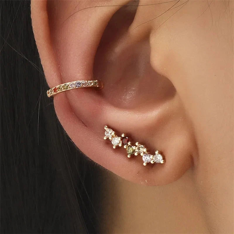 Crystal Rhinestone Non-Piercing Ear Cuff