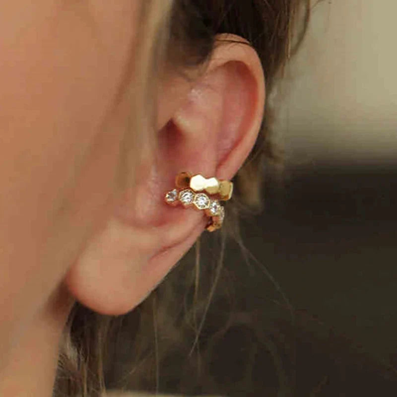 Geometric Non-Piercing Ear Cuff