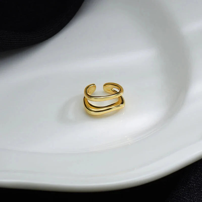 Geometric Non-Piercing Ear Cuff