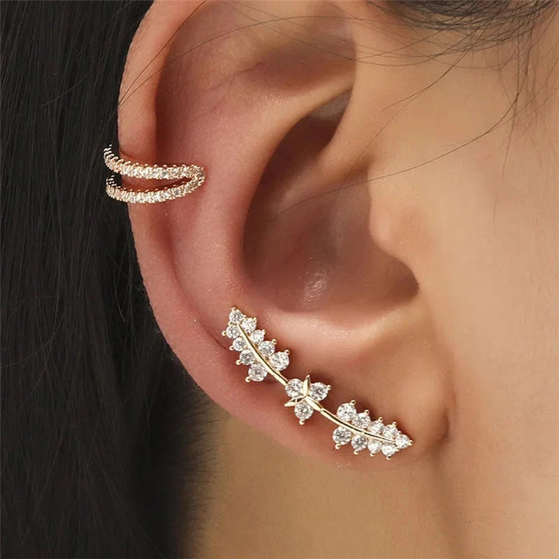 Crystal Rhinestone Non-Piercing Ear Cuff