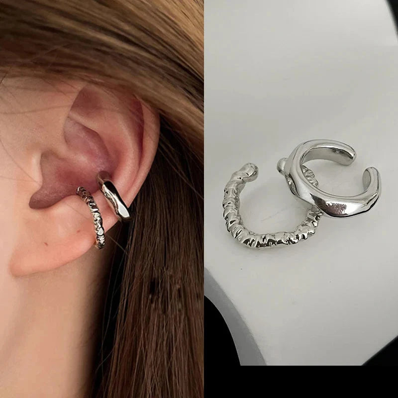 Geometric Non-Piercing Ear Cuff