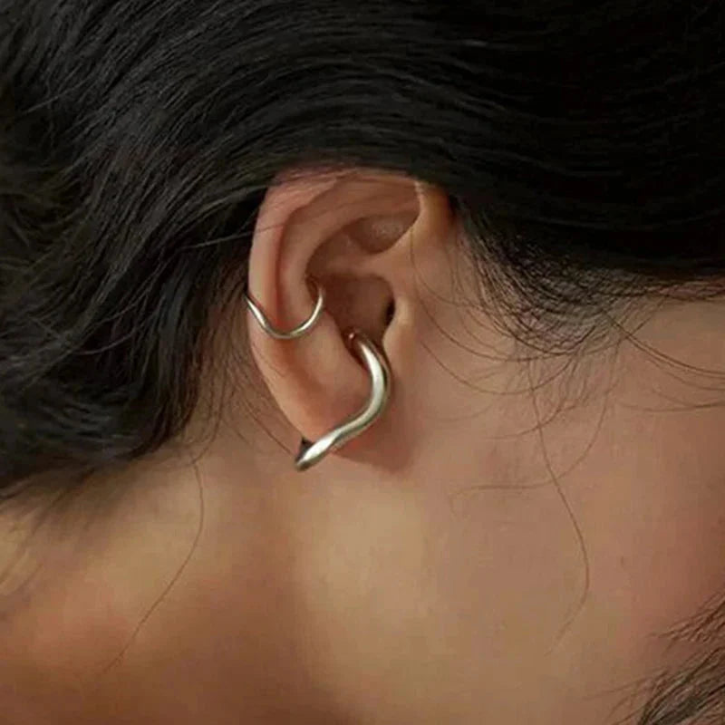 Geometric Non-Piercing Ear Cuff