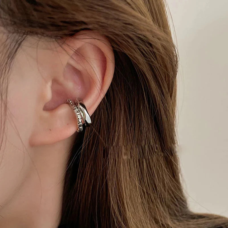 Geometric Non-Piercing Ear Cuff