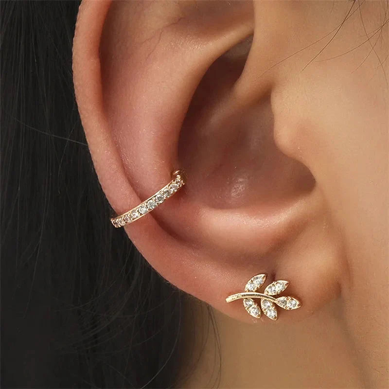 Crystal Rhinestone Non-Piercing Ear Cuff
