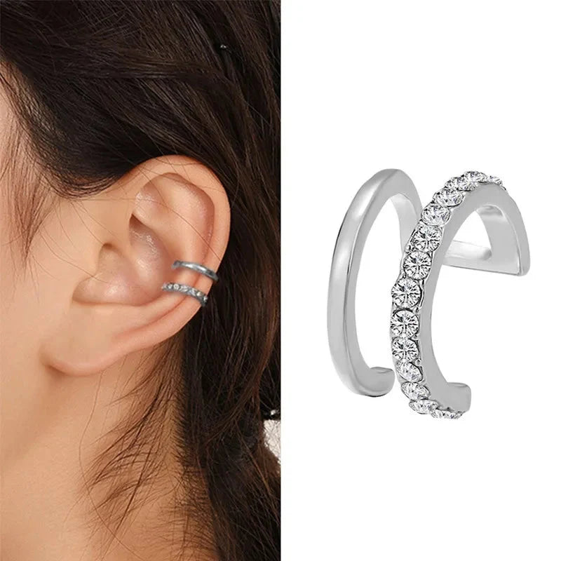 Crystal Rhinestone Non-Piercing Ear Cuff