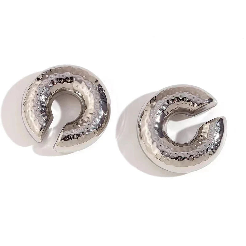 Smooth C-Shaped Non-Piercing Ear Cuffs