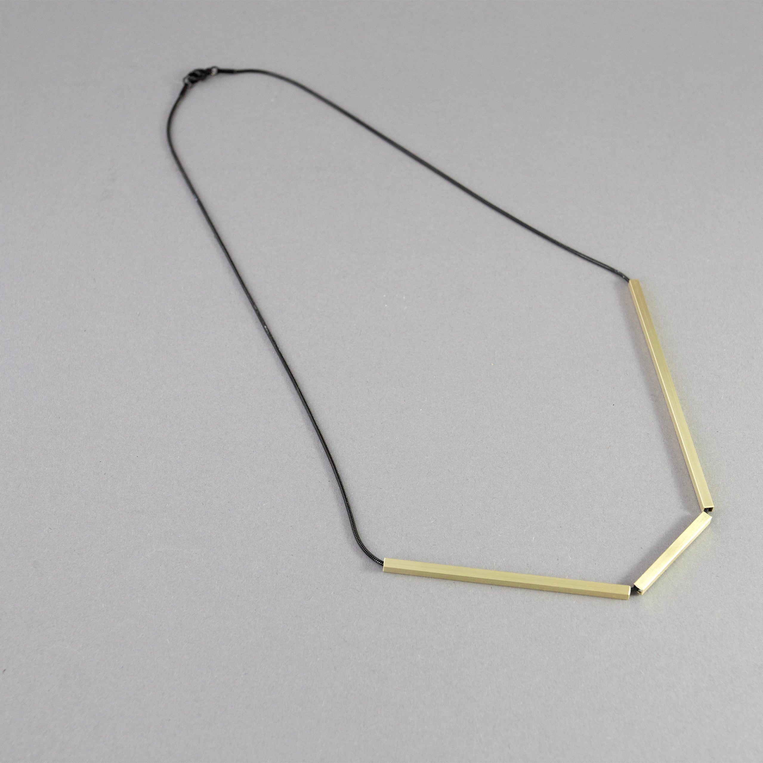ANGLE Necklace | Geometric Architectural Jewelry-2