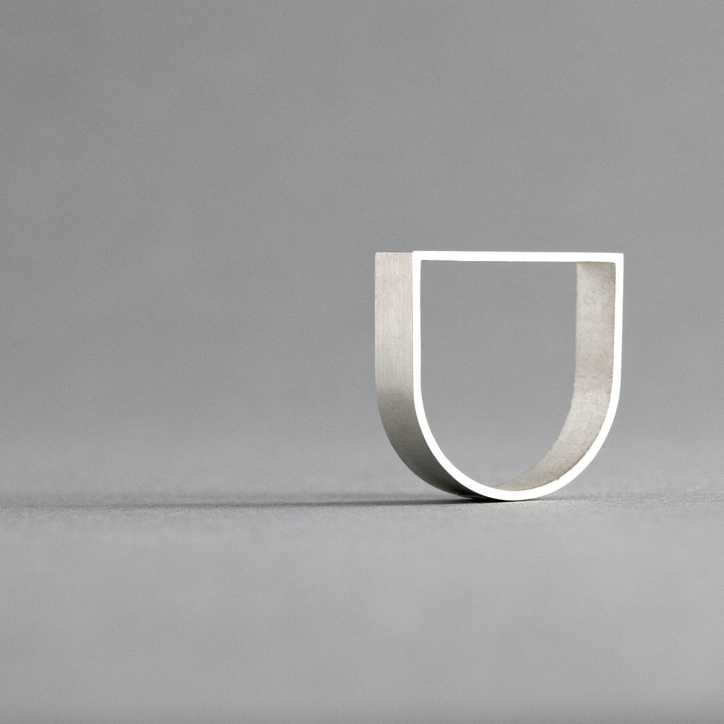 ARK Silver Ring | Sculptural Jewelry-2