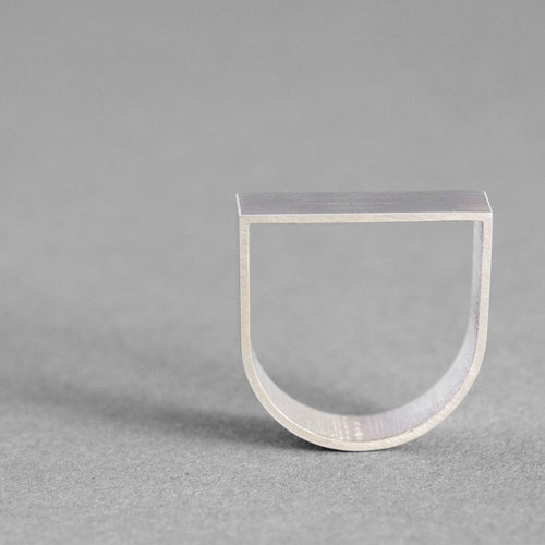 ARK Silver Ring | Sculptural Jewelry-1