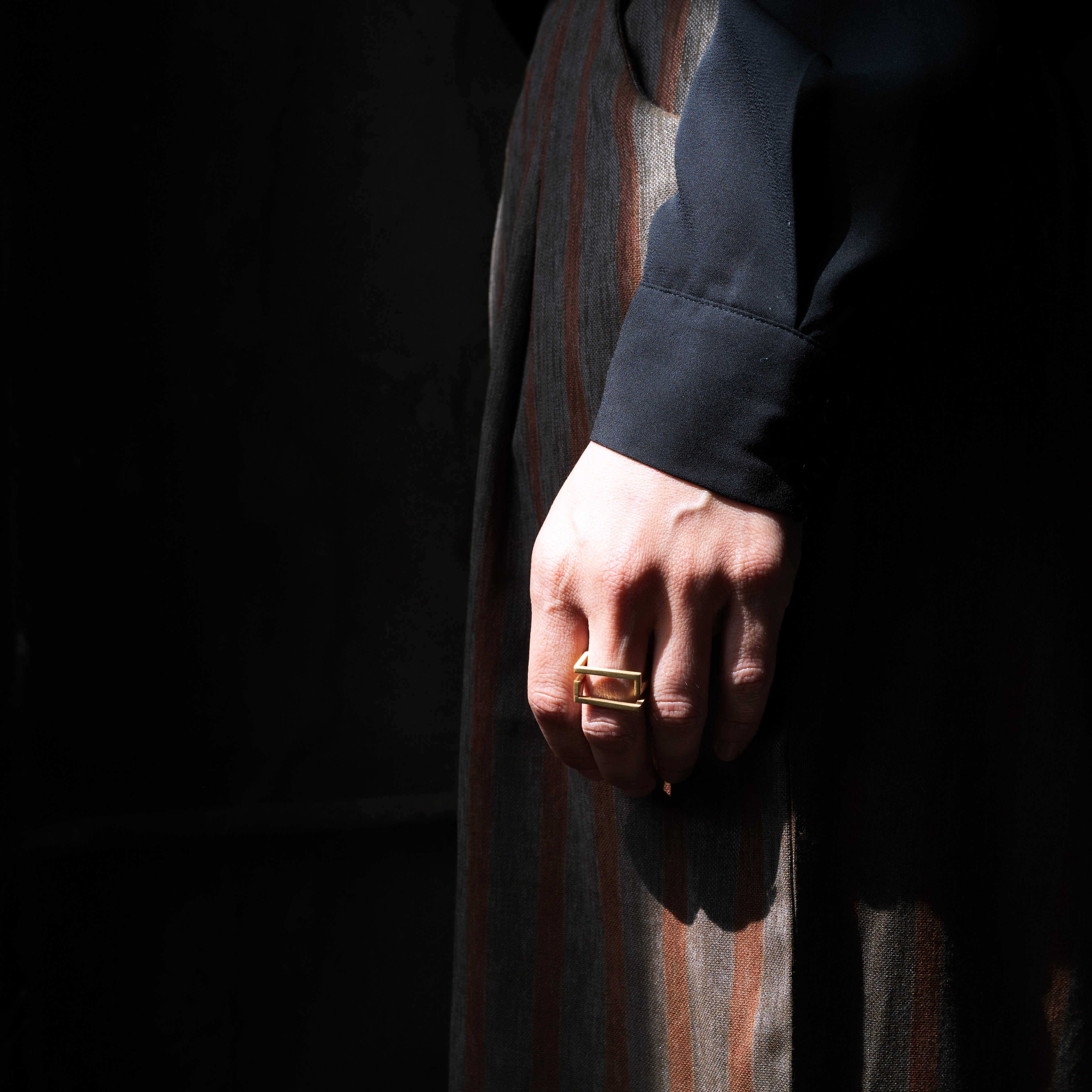 QUADRA Ring | Transformable Geometric Jewelry-4