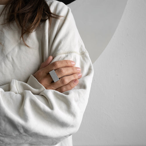 ARK Concrete Ring | Sculptural Jewelry-1
