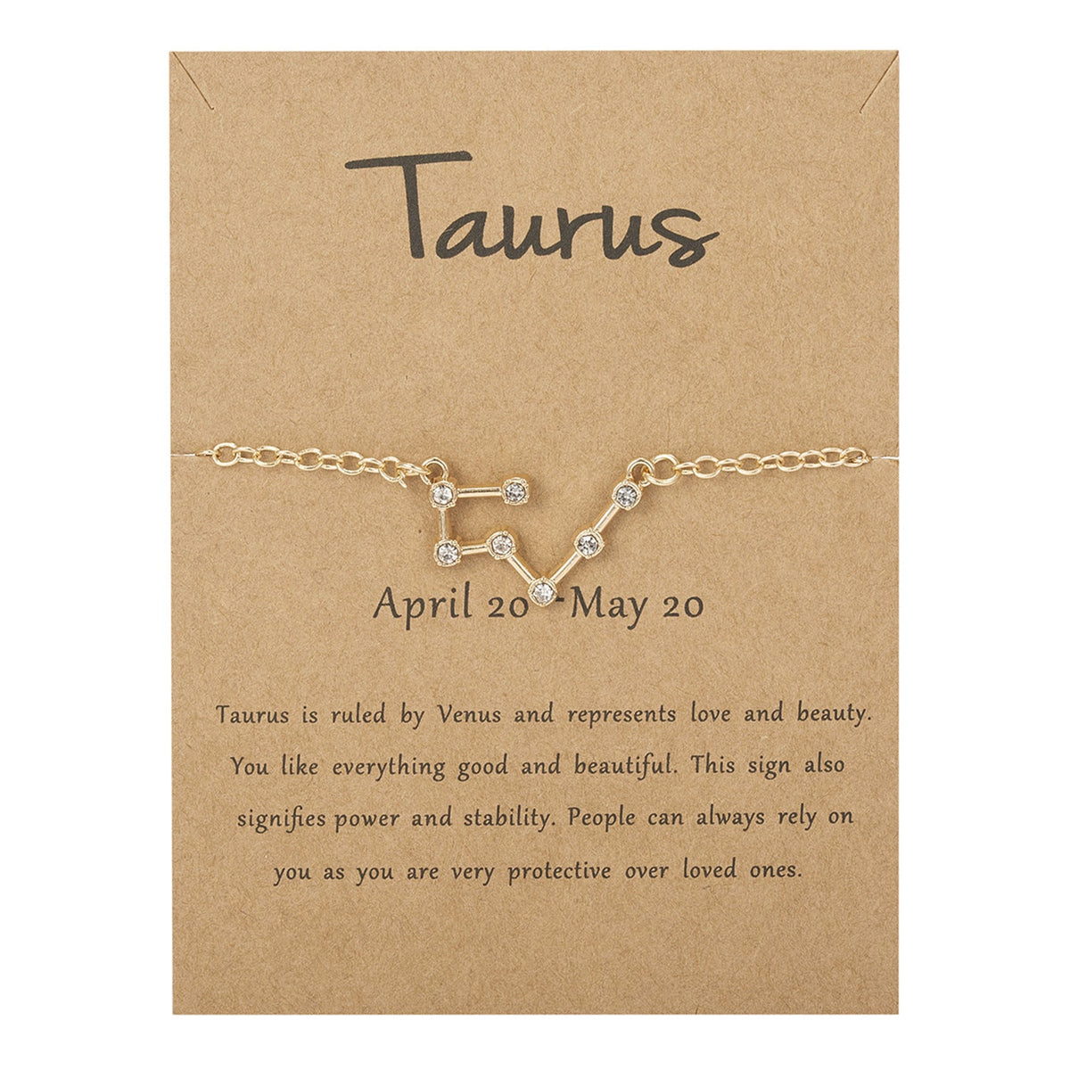 Zodiac Constellation Chain Bracelet