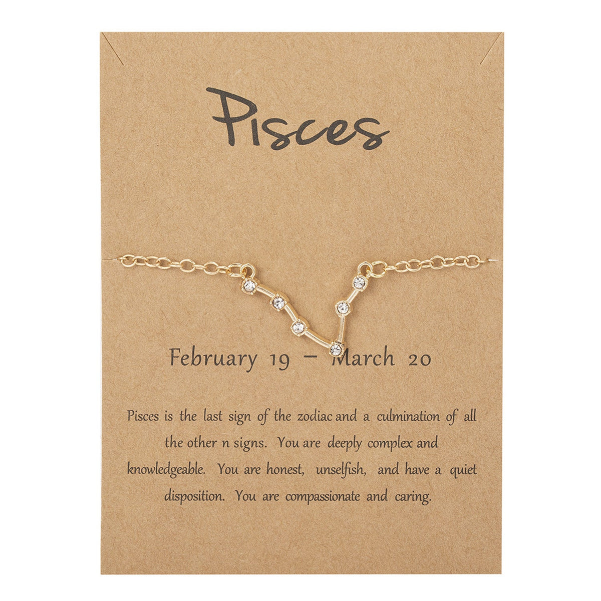 Zodiac Constellation Chain Bracelet