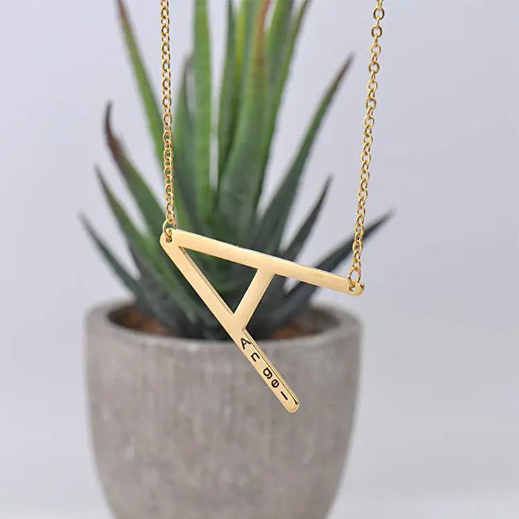 Personalised Initial Pendant Necklace