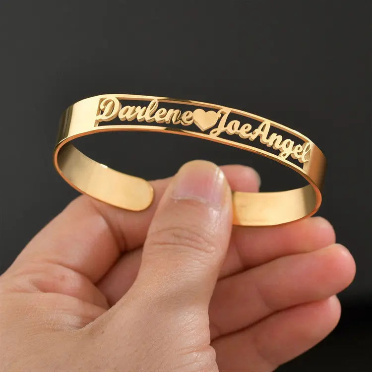 Personalised Stainless Steel Name Bracelet