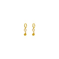 Filigree Gold Huggie Earrings