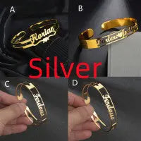 Personalised Stainless Steel Name Bracelet
