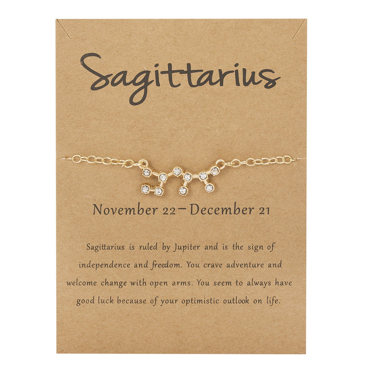 Zodiac Constellation Chain Bracelet