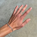 Open Heart Minimalist Silver Ring